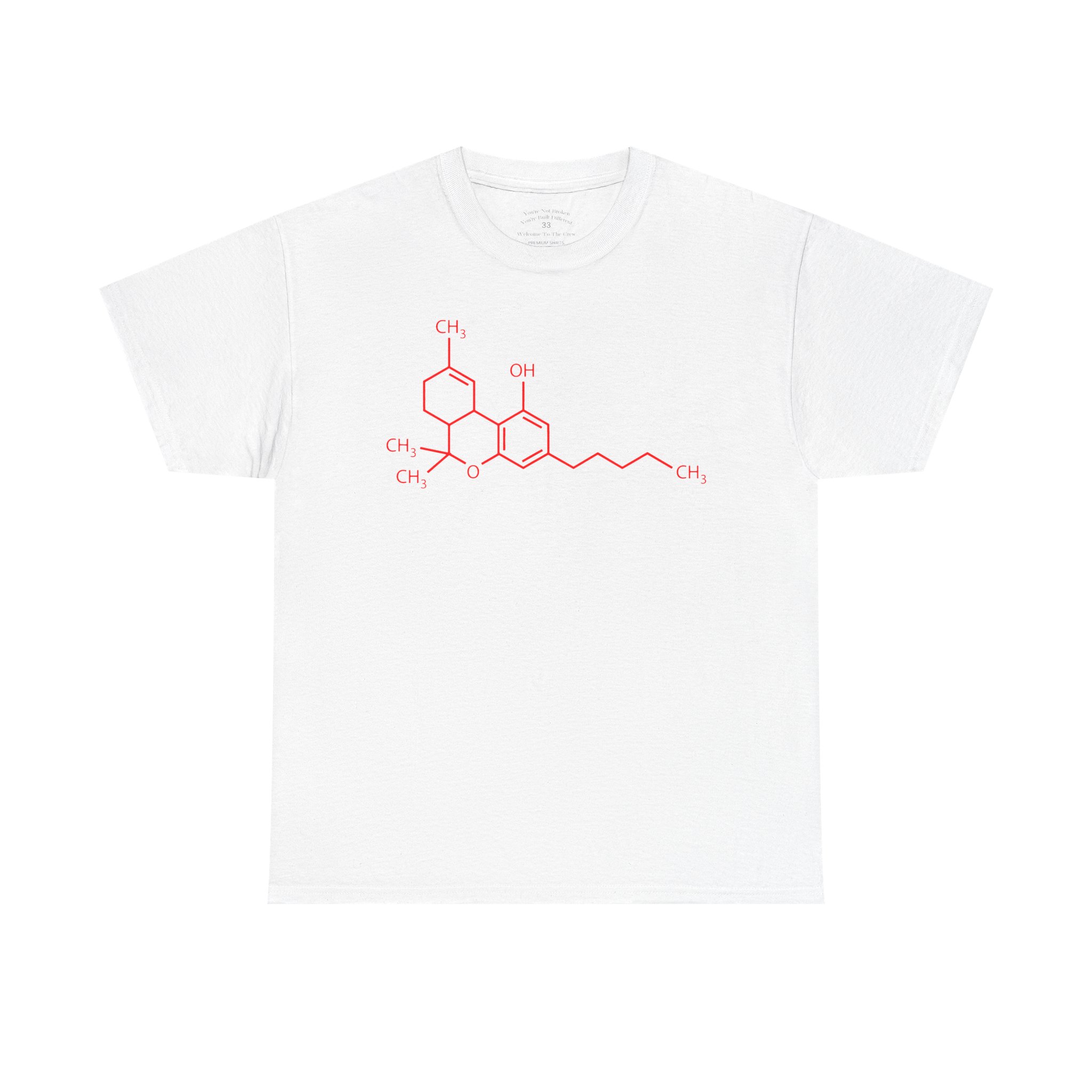 Cannabis Molecule T-Shirt — Science Nerd Weed Chemistry Tee - Image 2